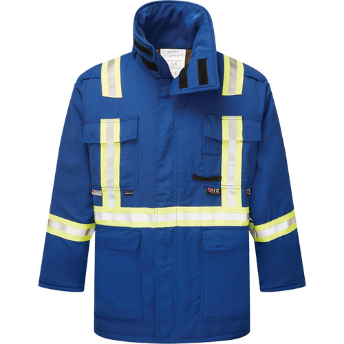 Westex&reg; DH Antistatic 6.5 oz. Flame Resistant Insulated Parka, 2X-Large, Royal Blue St. Lawrence Industrial & Safety Supply