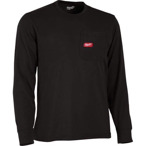 T-shirt &agrave; manches longues avec poches Gridiron, Hommes, Petit, Noir St. Lawrence Industrial & Safety Supply