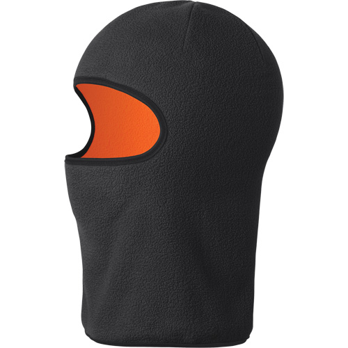 5502 Cagoule &agrave; 1 trou r&eacute;versible, Micro laine, Noir/Orange haute visibilit&eacute; St. Lawrence Industrial & Safety Supply
