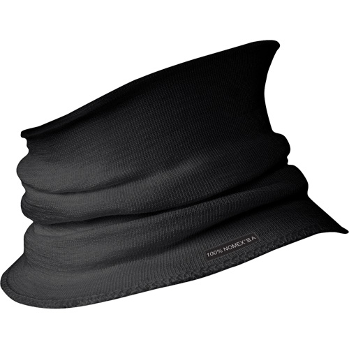 C207BK Flame Resistant Neck Warmer & Windguard, Black, Nomex&reg; St. Lawrence Industrial & Safety Supply