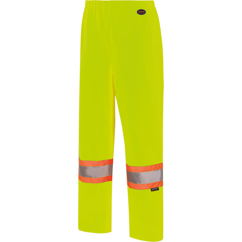 5629W Women's Waterproof Bib Pants, Polyester/Polyurethane, X-Small, High Visibility Lime-Yellow St. Lawrence Industrial & Safety Supply