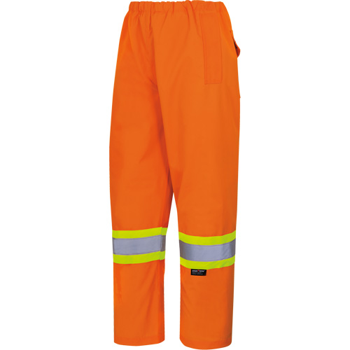 5576 450D Waterproof Safety Pants, Polyester/Polyurethane, Small, High Visibility Orange St. Lawrence Industrial & Safety Supply