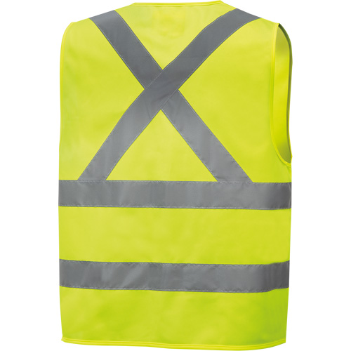 6886 Veste de s&eacute;curit&eacute; haute visibilit&eacute; en tricot chaîne, Jaune lime haute visibilit&eacute;, Petit, Polyester St. Lawrence Industrial & Safety Supply