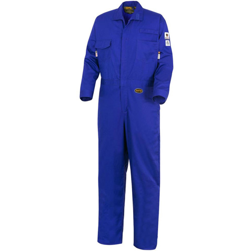 7779T Combinaisons ignifuges r&eacute;sistants aux arcs &eacute;lectriques 88/12 FR-Tech, Taille 40 (grand taille), Bleu royal, 10 cal/cm² St. Lawrence Industrial & Safety Supply