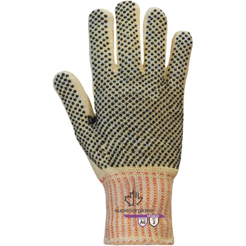 Contender SPGRK2D Cut Resistant Gloves, Size Small, 7 Gauge, PVC Coated, Kevlar&reg;/Engineered Yarn Shell, ASTM ANSI Level A6 St. Lawrence Industrial & Safety Supply