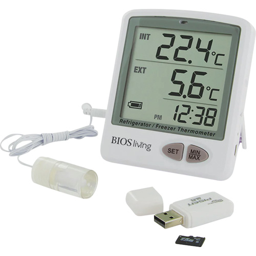 Enregistreur de donn&eacute;es pour vaccins &agrave; virus vivants, - 50 °C &agrave; +70 °C (- 58 °F &agrave; +158 °F) St. Lawrence Industrial & Safety Supply