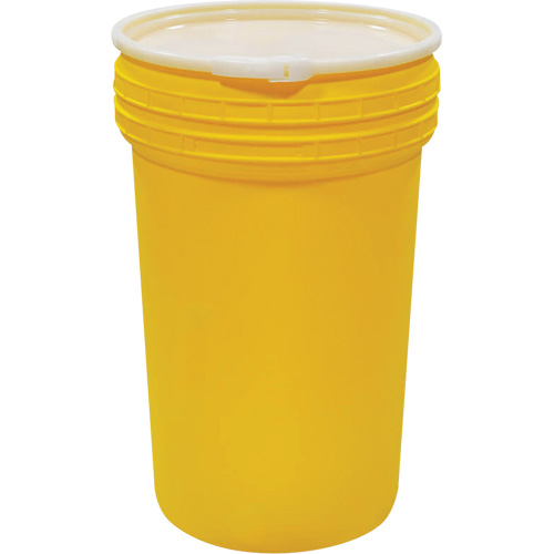 Ensemble de baril emboîtable en plastique pour laboratoire, 55 gal. US, Mobile St. Lawrence Industrial & Safety Supply