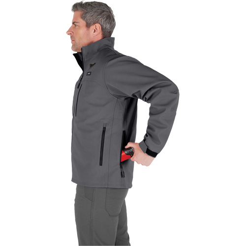 M12 Heated Toughshell Jacket (Jacket Only), Men's, Medium, Grey St. Lawrence Industrial & Safety Supply