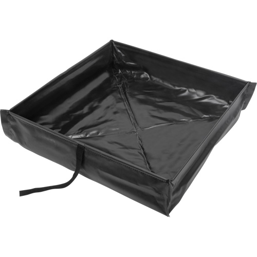 Collapsible Roll-Up Spill Berm, 34 US gal. Capacity, 3' W x 3' L x 6" H St. Lawrence Industrial & Safety Supply