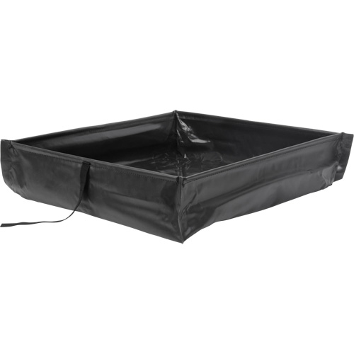Collapsible Roll-Up Spill Berm, 34 US gal. Capacity, 3' W x 3' L x 6" H St. Lawrence Industrial & Safety Supply
