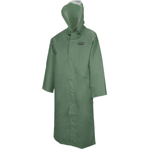 Manteau long avec capuchon d&eacute;tachable Hurricane 851, 2T-Grand, Vert St. Lawrence Industrial & Safety Supply