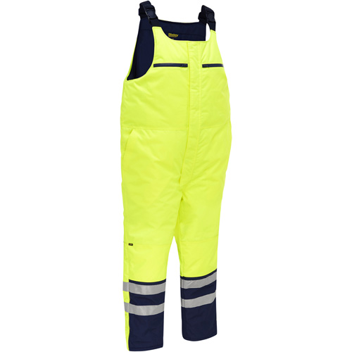 Salopette pour le froid extr&ecirc;me Bisley, Polyester, Petit, Jaune lime haute visibilit&eacute; St. Lawrence Industrial & Safety Supply