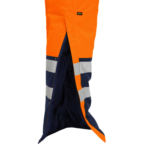 Bisley&reg; Extreme Cold Bib Overall, Polyester, Small, High Visibility Orange St. Lawrence Industrial & Safety Supply