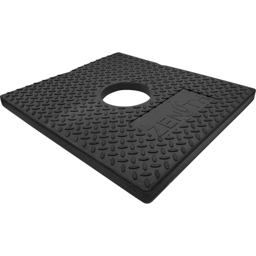 Base en caoutchouc pour poteau d&eacute;lin&eacute;ateur, 10 lb St. Lawrence Industrial & Safety Supply