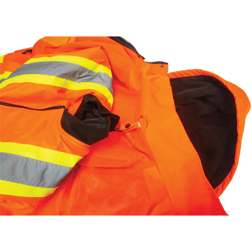 Waterproof 7-in-1 Winter Parka, High Visibility Orange, Medium St. Lawrence Industrial & Safety Supply