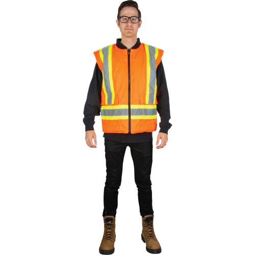 Waterproof 7-in-1 Winter Parka, High Visibility Orange, Medium St. Lawrence Industrial & Safety Supply