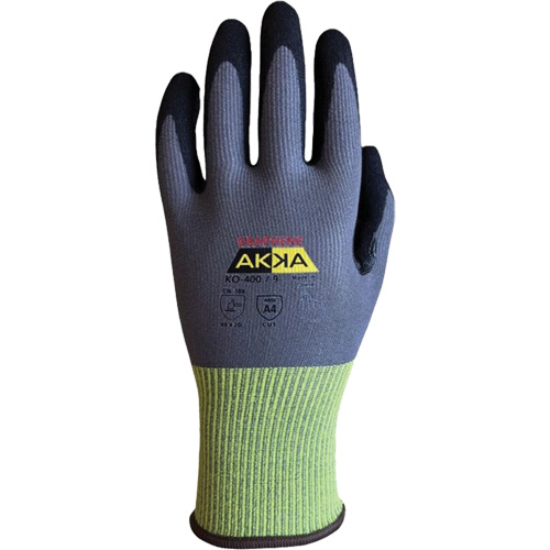 Gants r&eacute;sistants &agrave; la coupe interm&eacute;diaires KO-400, Taille 6, Calibre 15, Rev&ecirc;tement Nitrile, Enveloppe en Nylon/PEHP/Spandex/Graph&egrave;ne, ASTM ANSI niveau A4/EN 388 niveau D St. Lawrence Industrial & Safety Supply