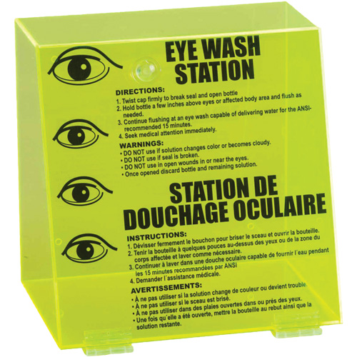 Poste de douche oculaire, Simple St. Lawrence Industrial & Safety Supply