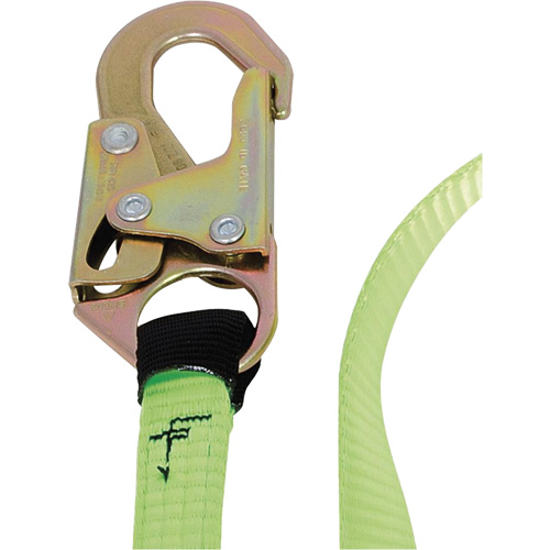 SA-54000-6 Shock Absorbing Lanyard, 6', Snap Hook Center, Snap Hook Leg Ends, Polyester St. Lawrence Industrial & Safety Supply