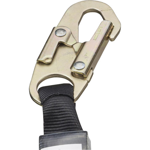 SA-5502-6 Shock Absorbing Lanyard, 6', Form Hook Center, Snap Hook Leg Ends, Galvanized Steel St. Lawrence Industrial & Safety Supply