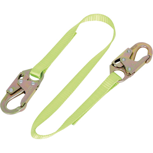 LAN-3400-4 Restraint Webbing Lanyard, 1 Legs, 4', CSA Class B St. Lawrence Industrial & Safety Supply