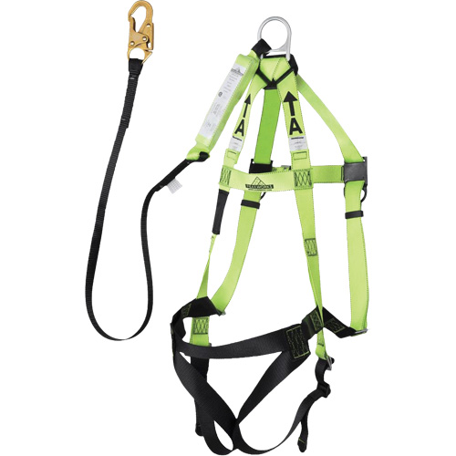 FBH-10000A5440-6 6' Class A Harness & Lanyard with 220 lbs. Capacity, Harness/Lanyard Combo St. Lawrence Industrial & Safety Supply
