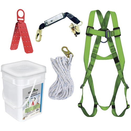 RK4-25 Compliance Roofer's Kit with Reusable Bracket, Roofer's Kit St. Lawrence Industrial & Safety Supply