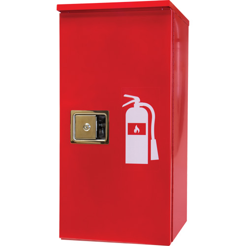 Heavy-Duty Outdoor Fire Extinguisher Cabinet, 14" W x 28" H x 10" D St. Lawrence Industrial & Safety Supply