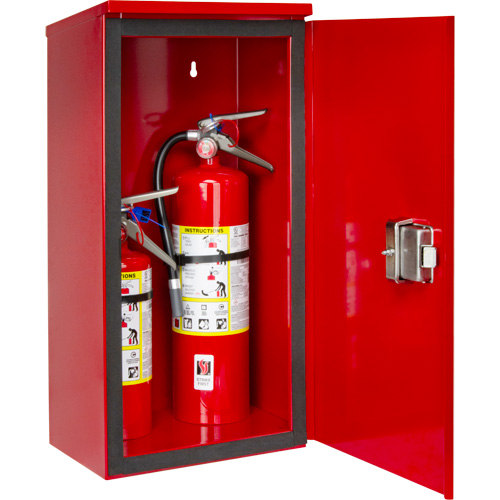 Heavy-Duty Outdoor Fire Extinguisher Cabinet, 14" W x 28" H x 10" D St. Lawrence Industrial & Safety Supply