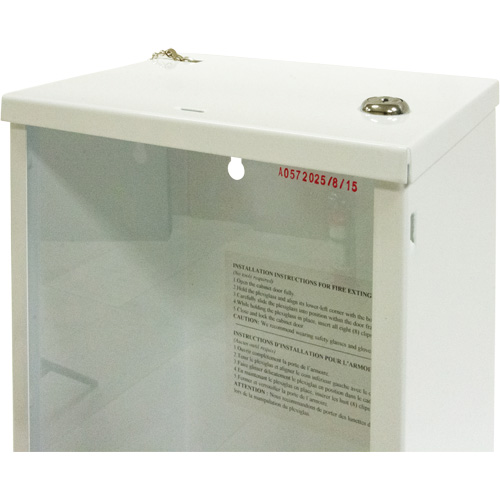 Light-Duty Fire Extinguisher Cabinet, 8" W x 22" H x 6" D St. Lawrence Industrial & Safety Supply