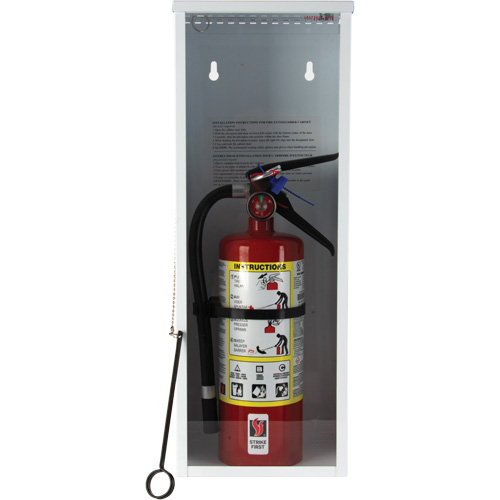 Light-Duty Fire Extinguisher Cabinet, 8" W x 22" H x 6" D St. Lawrence Industrial & Safety Supply