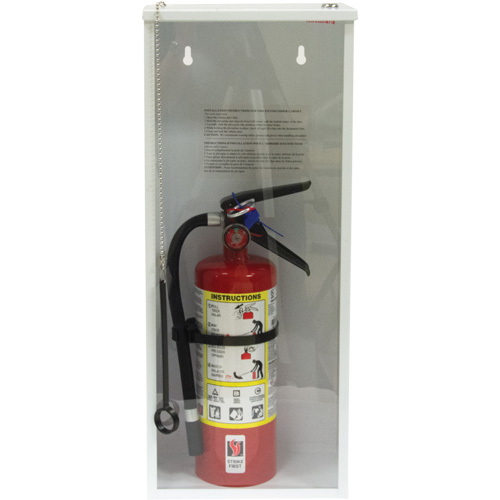 Light-Duty Fire Extinguisher Cabinet, 10" W x 24" H x 6" D St. Lawrence Industrial & Safety Supply