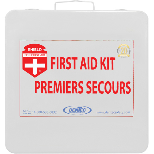 Shield First Aid Kit, Meets/Exceeds CSA Z1220-24 Type 2 Low-Risk Environment, Medium (26-50 Workers) St. Lawrence Industrial & Safety Supply