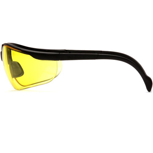 Lunettes de s&eacute;curit&eacute; &agrave; demi-monture Venture II, Lentille Ambr&eacute;e, ANSI Z87+/MCEPS GL-PD 10-12/R&eacute;pond ou surpasse la norme CSA Z94.3 St. Lawrence Industrial & Safety Supply