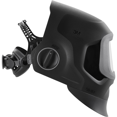 Speedglas G5-03 Pro Black Fixed Front Welding Helmet, 2.8" L x 4.3" W View Area, 2.5/5/8-13 Shade Range, Black St. Lawrence Industrial & Safety Supply