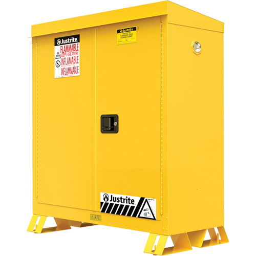 Outdoor Flammable Storage Cabinet, 30 gal., 2 Door, 43" W x 44" H x 18" D St. Lawrence Industrial & Safety Supply