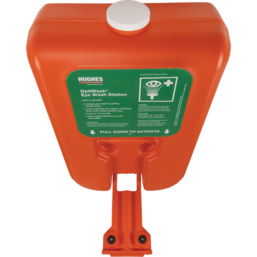 Portable Self-Contained Eyewash Station, Gravity-Fed, 10 gal. Capacity, Meets ANSI Z358.1 St. Lawrence Industrial & Safety Supply