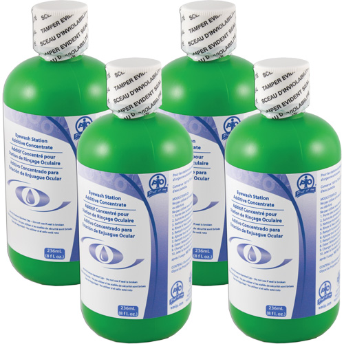 Additive to Preserve Water in Self-Contained Emergency Eye Wash Stations, Canada, 4 Pack, 8 oz. St. Lawrence Industrial & Safety Supply