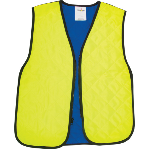 Evaporative Cooling Vest, Medium, High Visibility Lime-Yellow St. Lawrence Industrial & Safety Supply