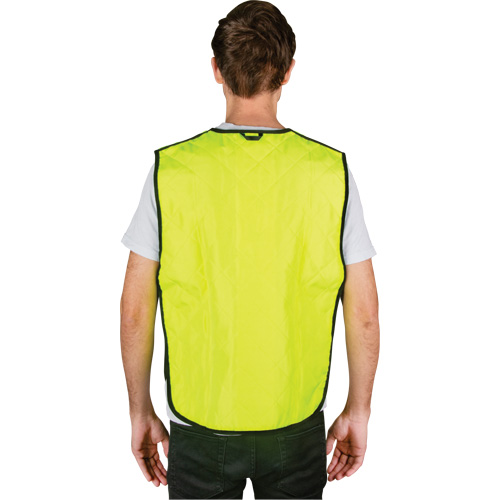 Evaporative Cooling Vest, Medium, High Visibility Lime-Yellow St. Lawrence Industrial & Safety Supply