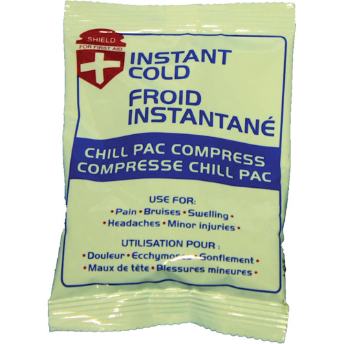 Instant Chill Pac Compress, Cold, Single Use, 4" x 6" St. Lawrence Industrial & Safety Supply