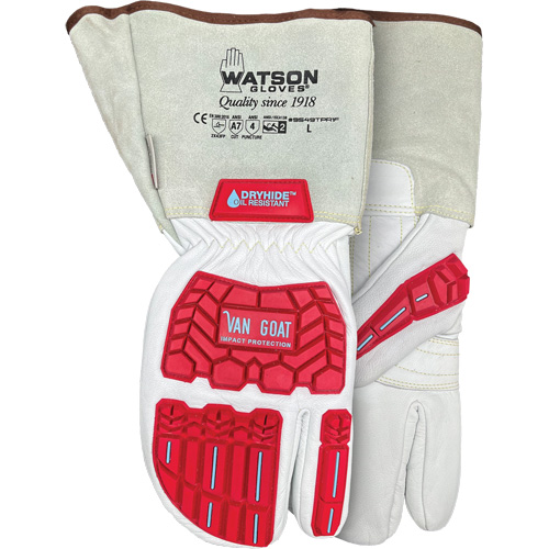 Van Goat 1-Finger Cut-Resistant Mitts, Size Medium, Goatskin Shell, ASTM ANSI Level A7 St. Lawrence Industrial & Safety Supply