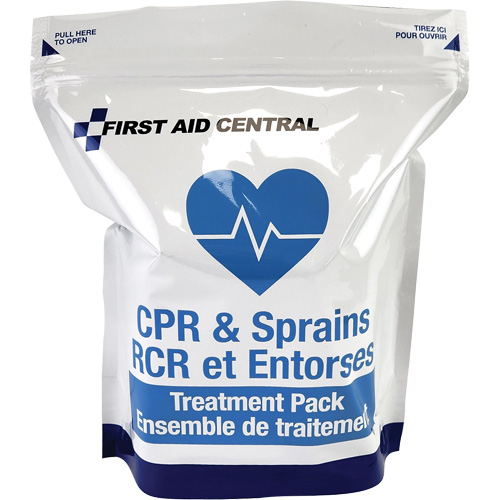 9-Piece CPR & Sprains Refill Pack for Emergency Response First Aid Kit St. Lawrence Industrial & Safety Supply