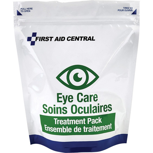 10 articles pour les soins oculaires pour la trousse d'intervention d'urgence de premiers soins St. Lawrence Industrial & Safety Supply