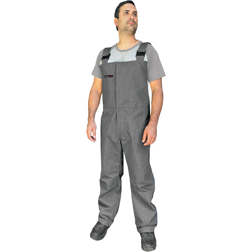 CoreMAX FR Bib Overall, 3X-Large, Grey St. Lawrence Industrial & Safety Supply