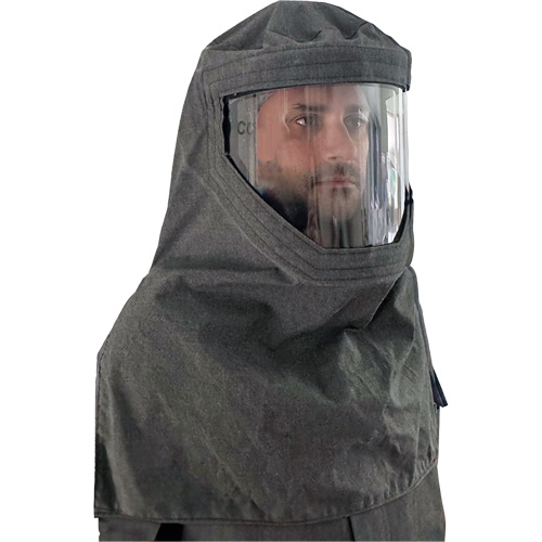 CoreMAX FR High-Heat & Smelting Hood, Grey St. Lawrence Industrial & Safety Supply