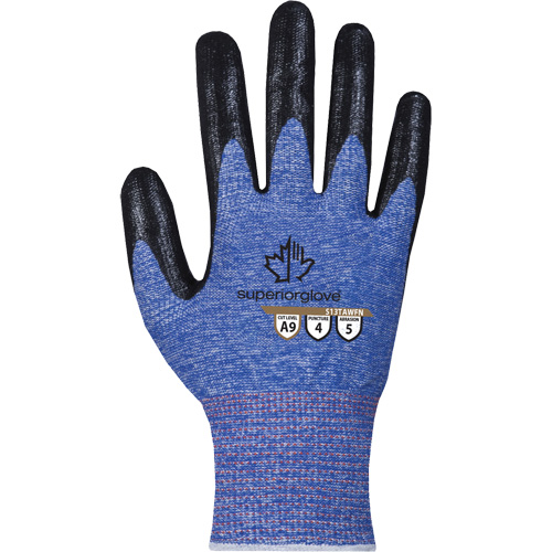 Extreme-Cut Glove, Size 7, 13 Gauge, Foam Nitrile Coated, TenActiv Shell, ASTM ANSI Level A9 St. Lawrence Industrial & Safety Supply