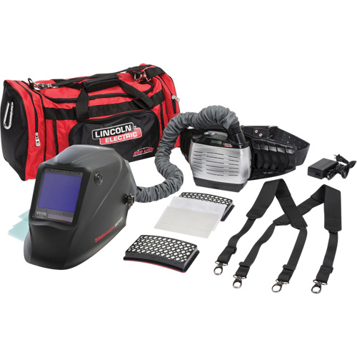 VIKING 3350 XG Auto-Darkening PAPR with Extended Battery, Welding Helmet, Lithium-Ion Battery St. Lawrence Industrial & Safety Supply
