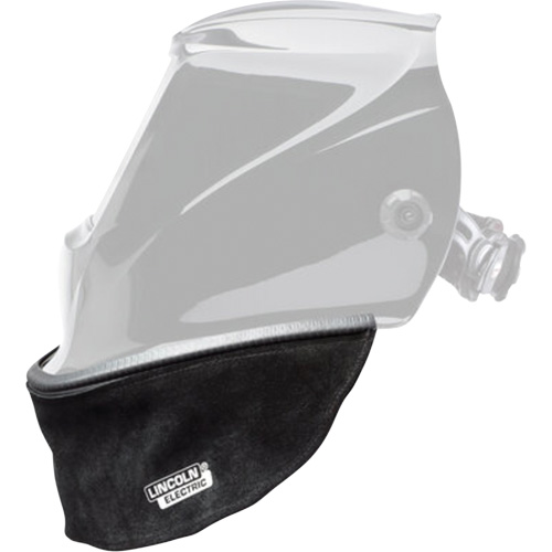 Split Leather Helmet Bib with Press Fit Seal, Black St. Lawrence Industrial & Safety Supply