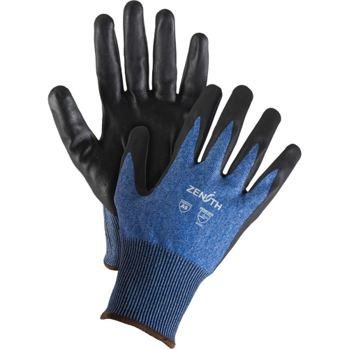 Gants l&eacute;gers et haute dext&eacute;rit&eacute; r&eacute;sistants &agrave; la coupe, Taille 10, Calibre 18, Rev&ecirc;tement Mousse de nitrile, Enveloppe en Acier inoxydable/PEHP/Tungst&egrave;ne, ASTM ANSI niveau A9 St. Lawrence Industrial & Safety Supply